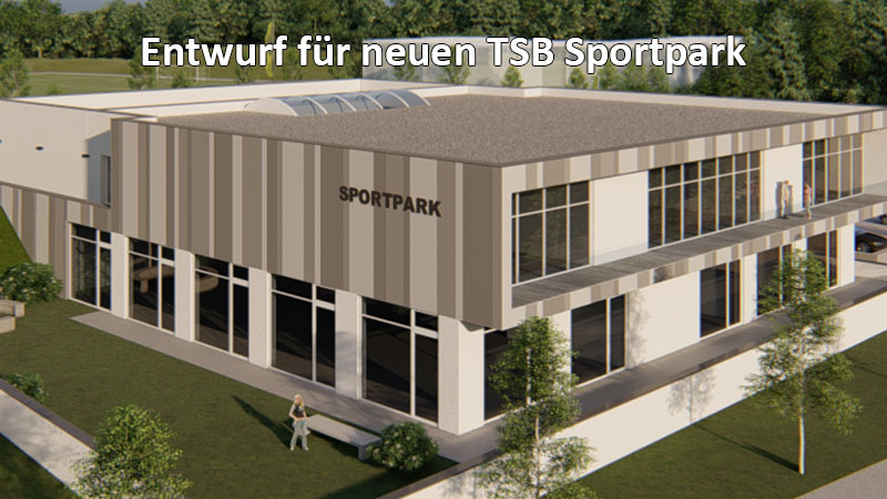 TSB Schwäbisch Gmünd - Entwurf Abbildung des geplanten neuen Sportparks